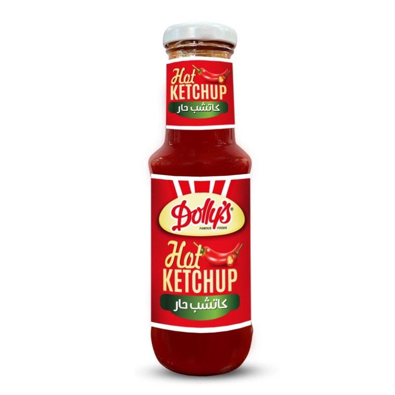 Dollys Ketchup Hot 330g