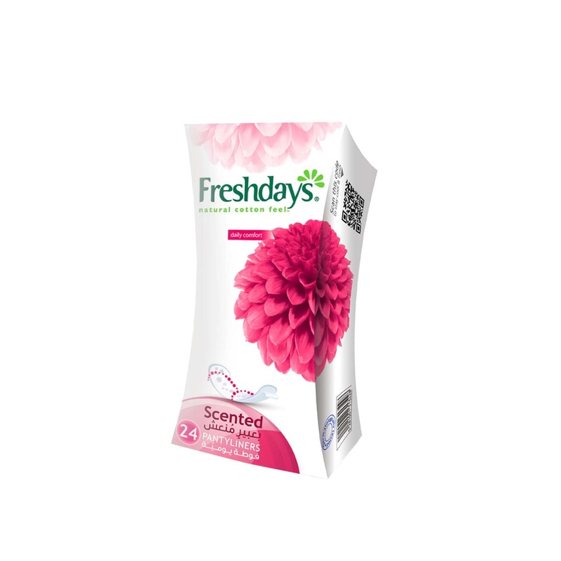 Freshdays Daily Comfort Scented Pantyliners 24 Count | Freshdays In Lebanon