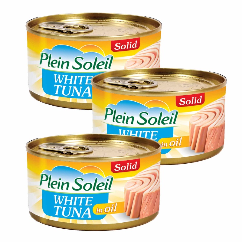 Plein Soleil White Tuna In Oil 185g*3 | Plein Soleil In Lebanon