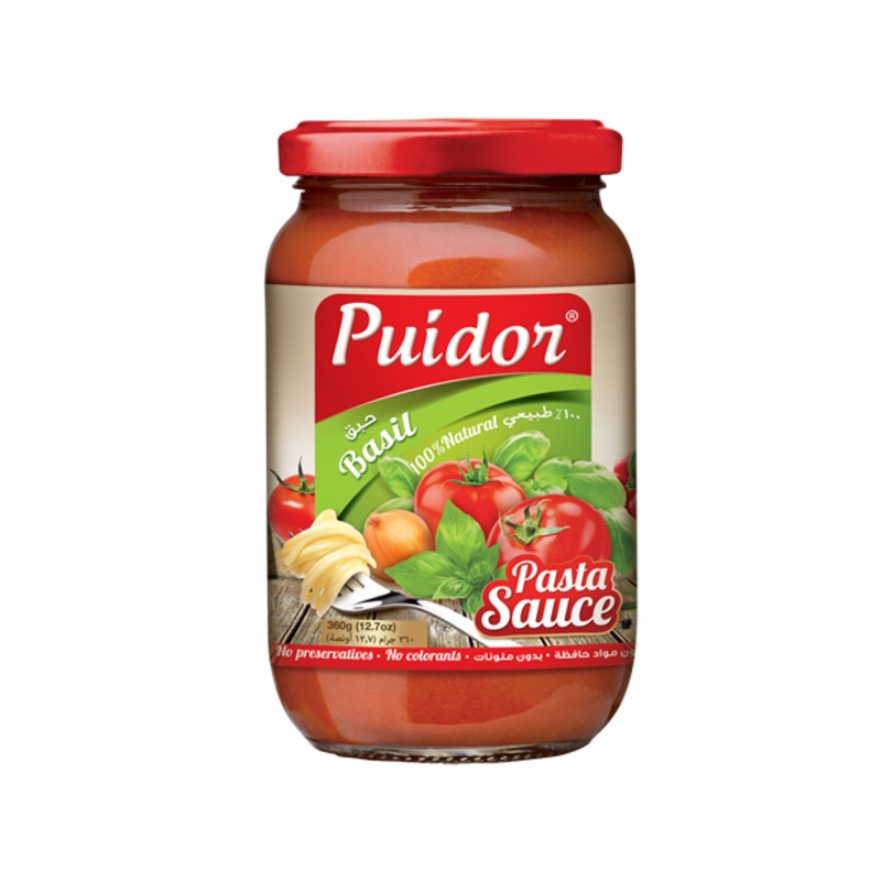 Puidor Basil Pasta Sauce 360g | Puidor In Lebanon