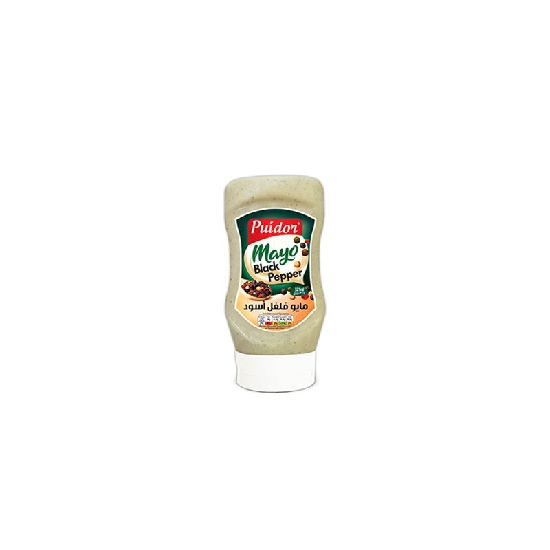 Puidor Mayo Black Pepper 321 ml | Puidor In Lebanon