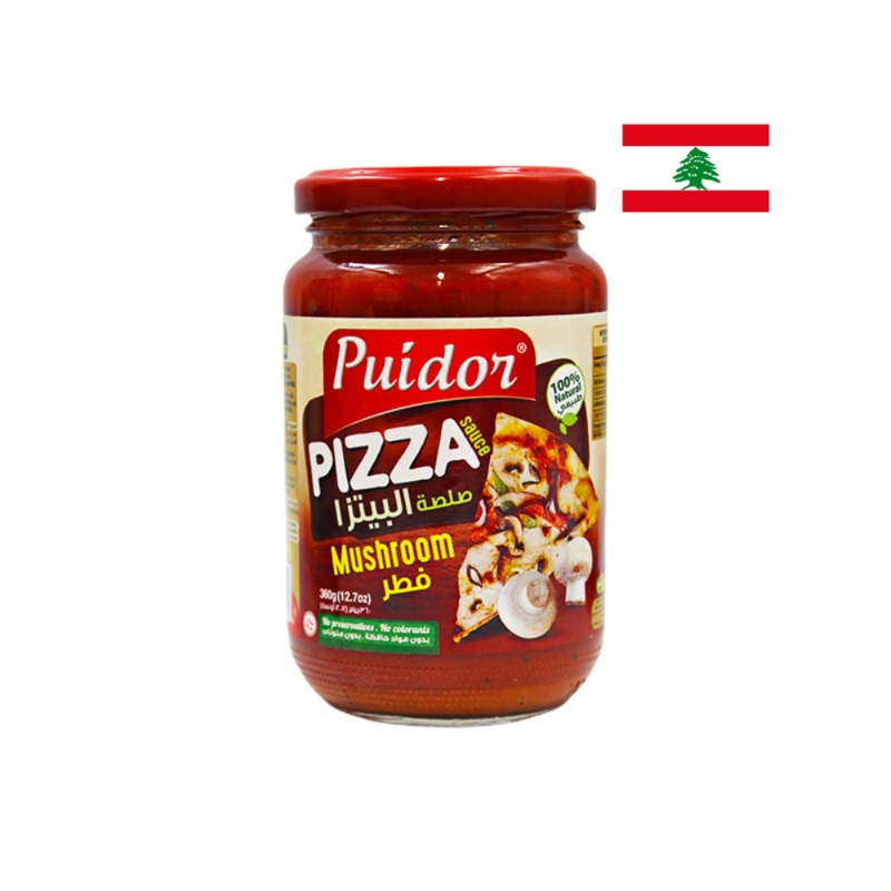 Puidor Pizza Mushroom Sauce 360g | Puidor In Lebanon