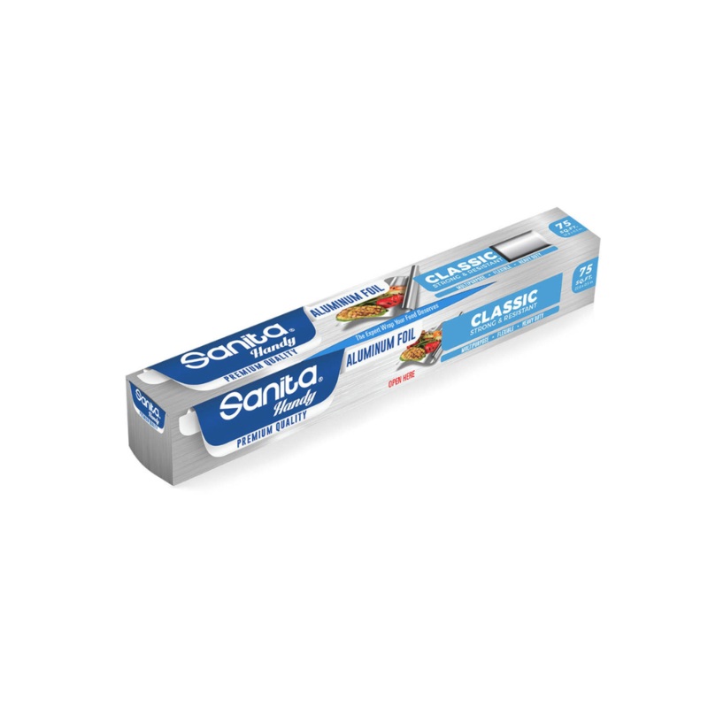 Sanita Classic Aluminum Foil 75 sq.ft | Sanita In Lebanon