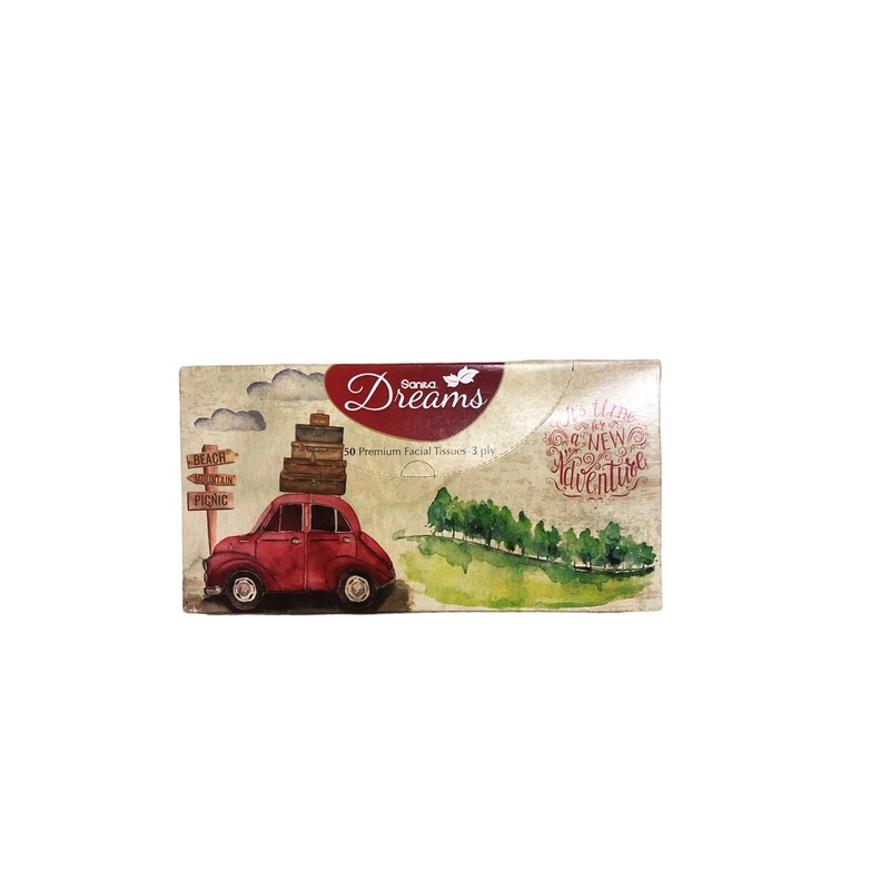 Sanita Dream Premium Facial Tissues 50 Sheets