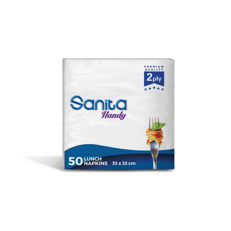 Sanita Handy Lunch Napkins 2ply 50 Sheets