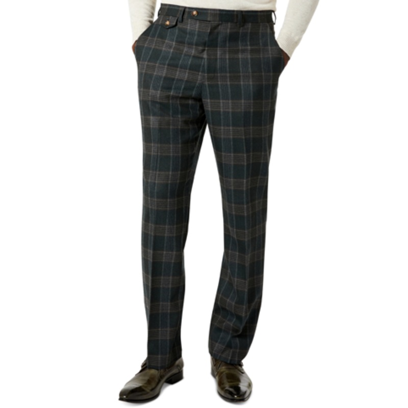 Tayion Men’s Green Plaid Trousers | Tayion In Lebanon