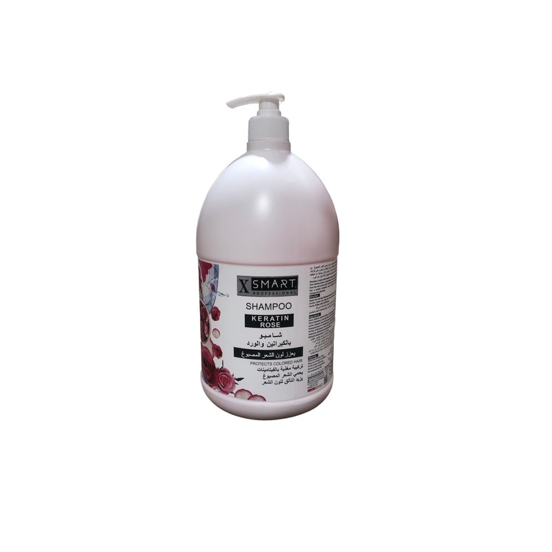 X Smart Professional Plus Keratin & Rose Shampoo 3.7L