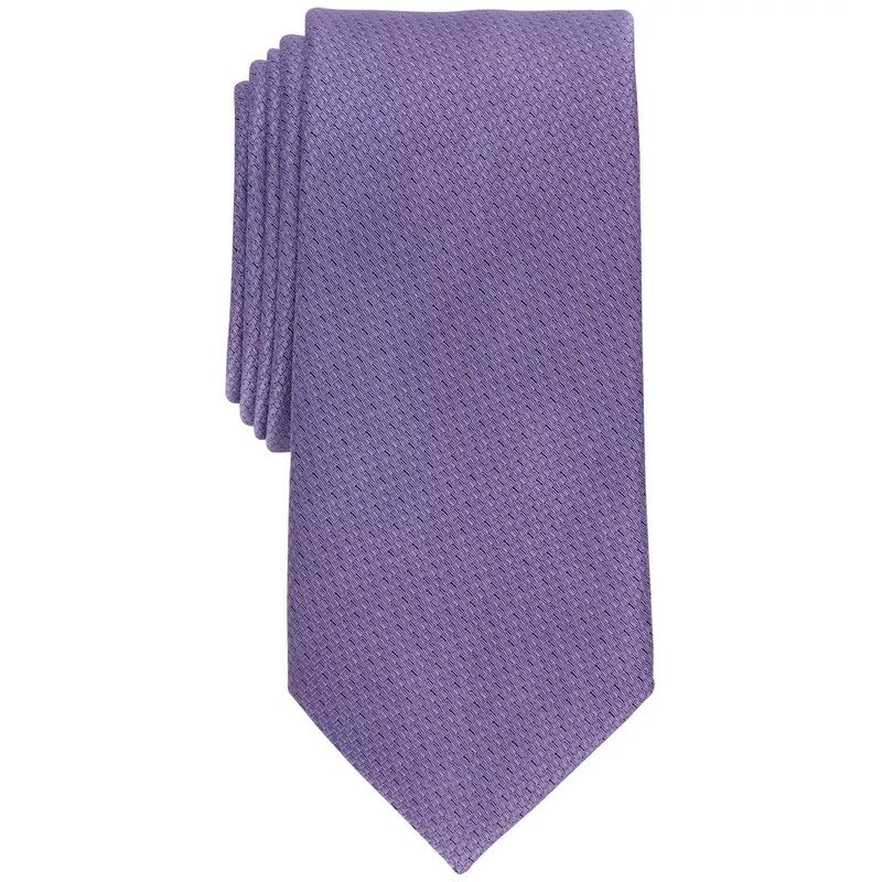 Alfani Mens Mini Pattern Slim Tie Purple OS ABL147  SHR