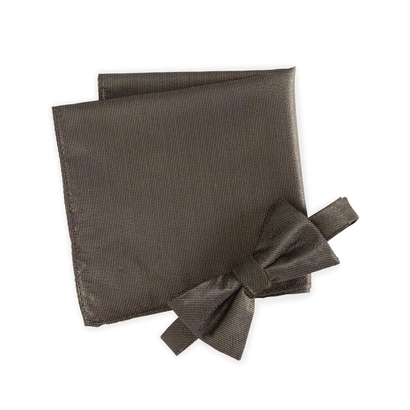 Alfani Mens Solid Texture Pocket Squ Mustard OS ABL187 SHR