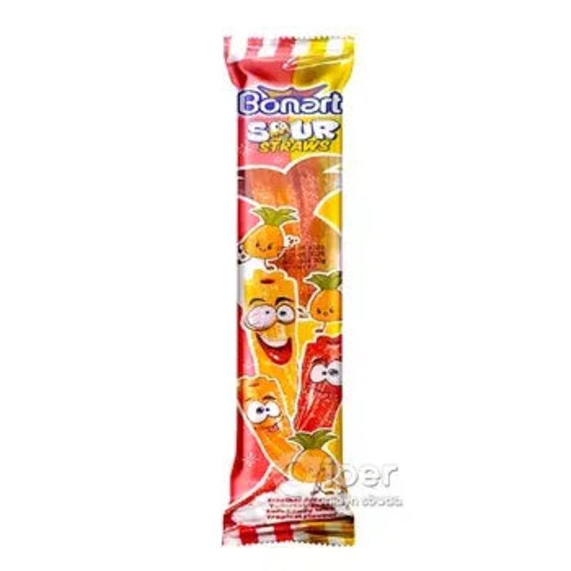 Bonart Sour Straws 30g | Bonart In Lebanon