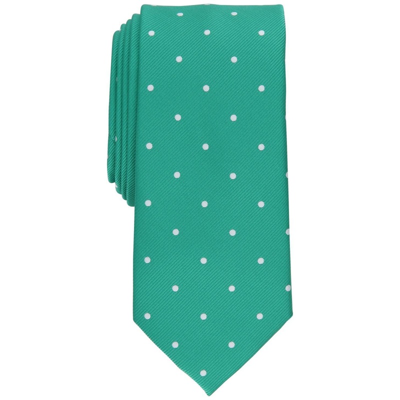 Club Room Mens Classic Dot Tie Green OS ABL134 SHR,