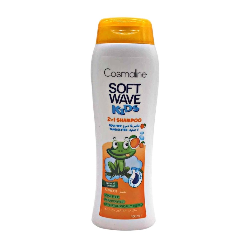 Cosmaline Soft Wave Shampoo 2 in1 Apricot Kids 400ml| Cosmaline In Lebanon