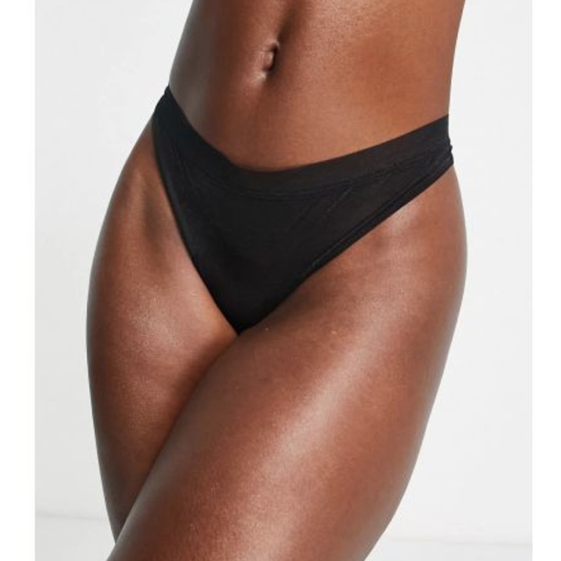 Dkny Women’s Black Thong ABU234,