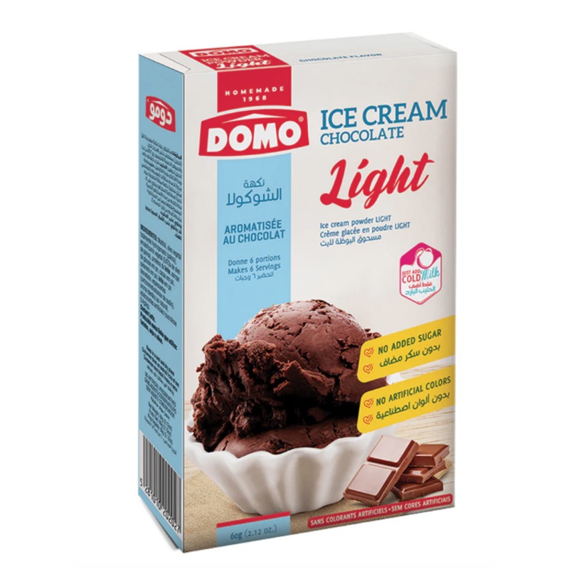 Domo Ice Cream Light 60g | Domo In Lebanon