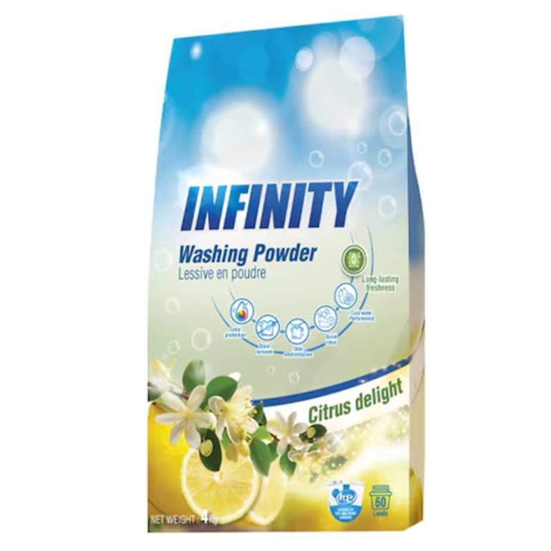 Infinity Powder Detergent Citrus 4KG