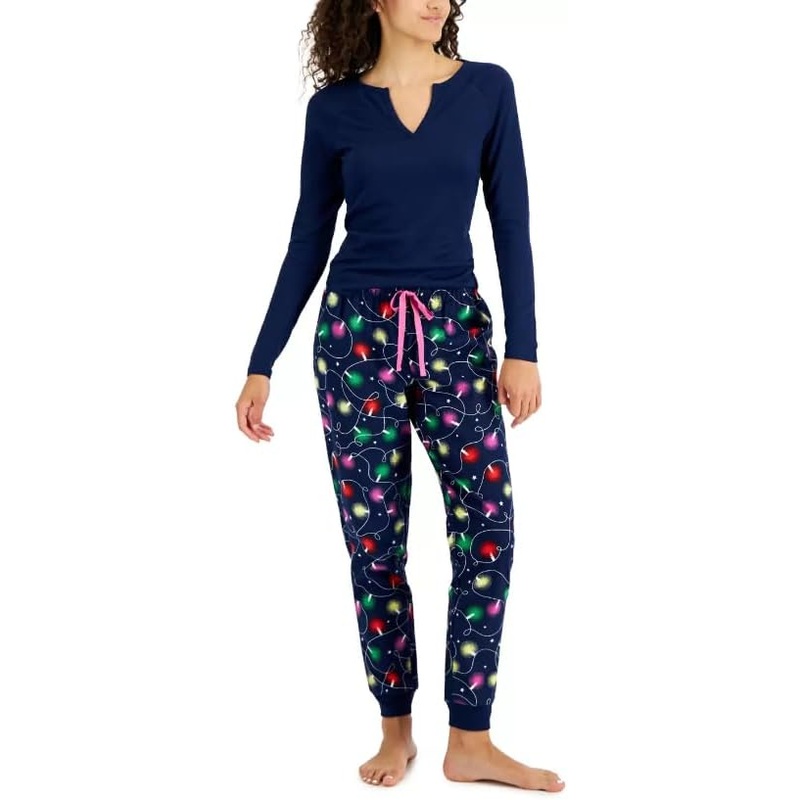 Jenni Women’s Navy Blue Pajama Top ABU183
