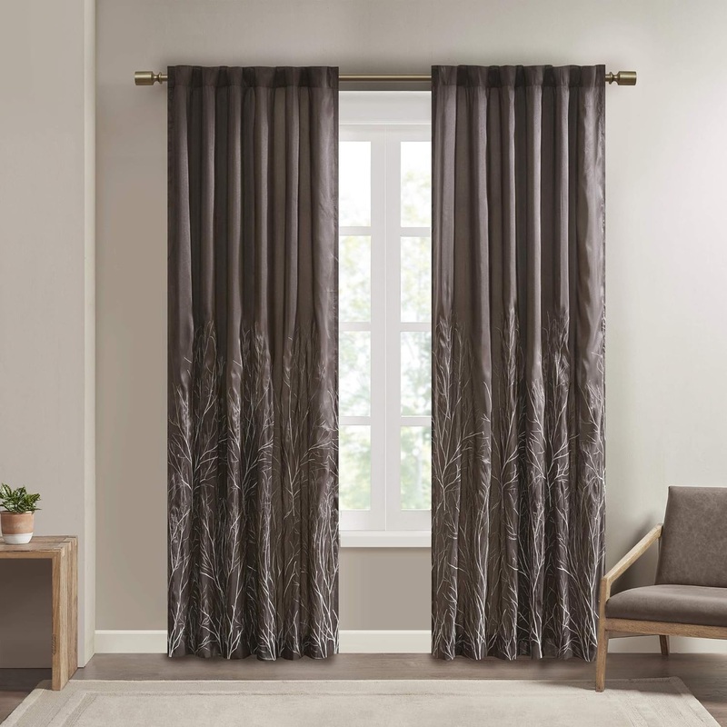 Madison Park Andora 50 x 84 Chocolate 50×84 ABT114 shr