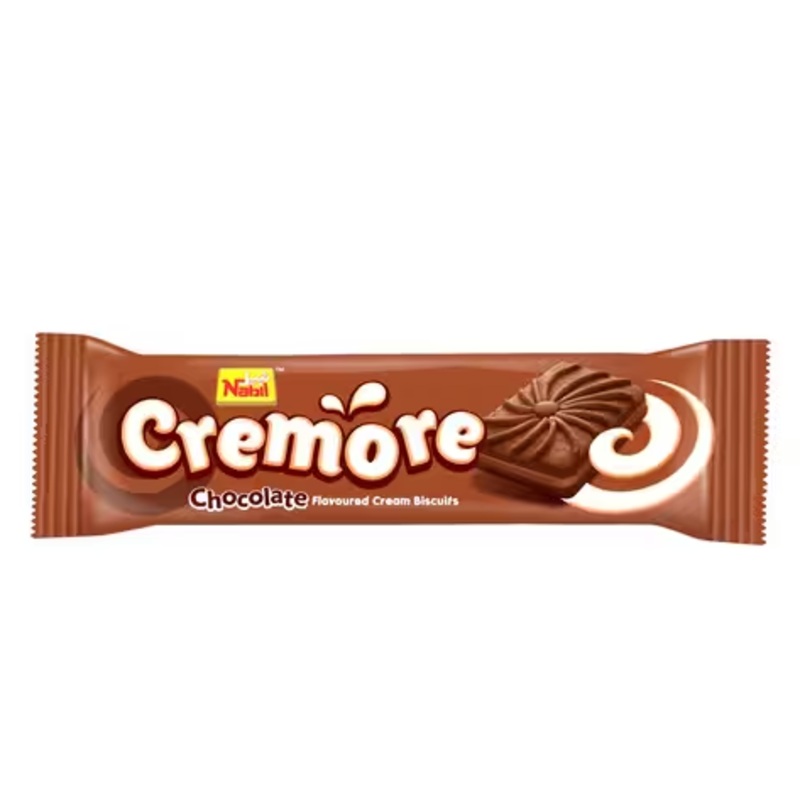 Nabil Cremore Chocolate Flavoured Cream Biscuits 82g| Nabil Cremore In Lebanon
