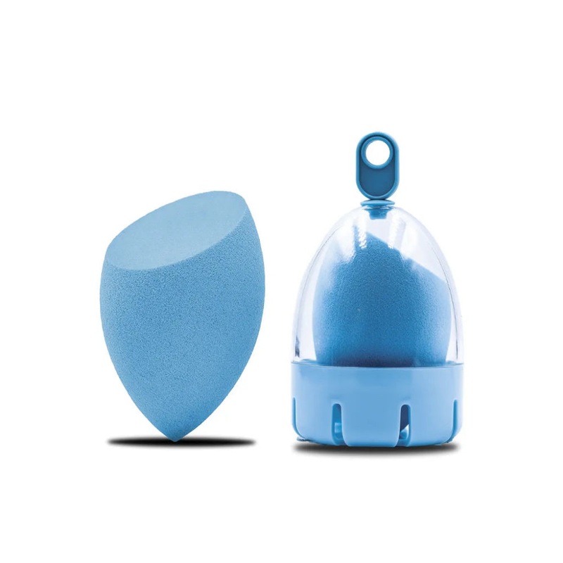 OR Bleu Velour Glance Beauty Blender Sponge – Flat End  CT-543