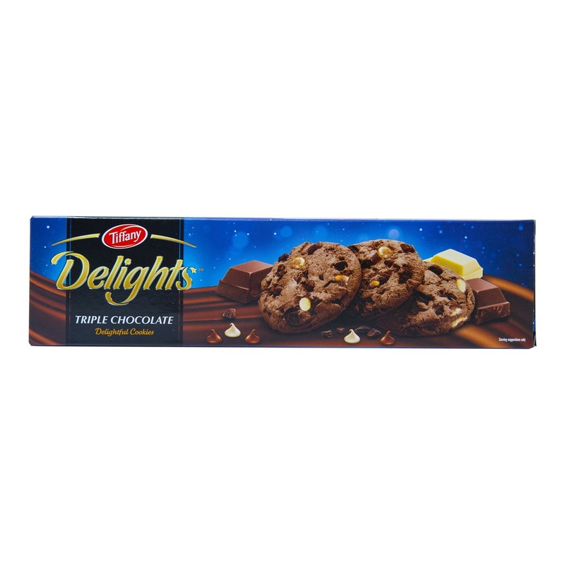 Tiffany Delights Triple Chocolate Cookies 90g | Tiffany In Lebanon