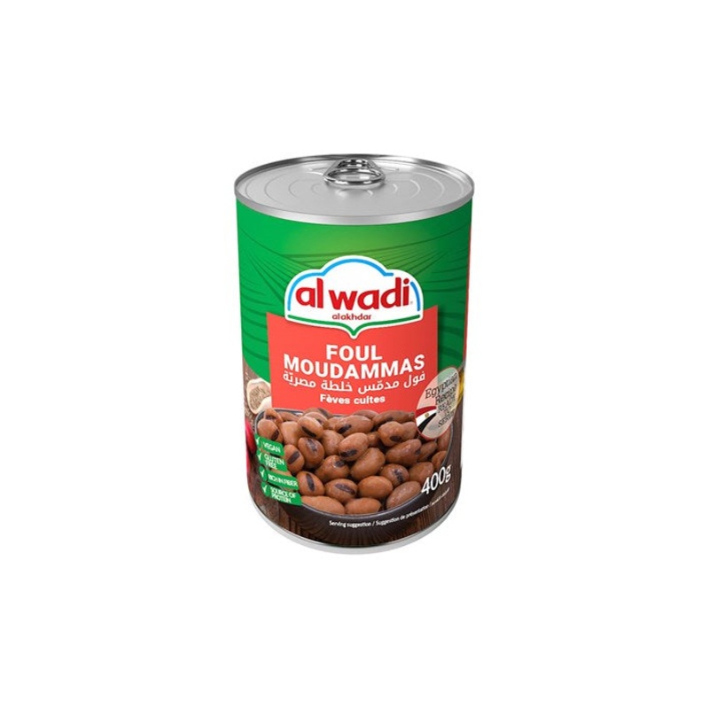 Al Wadi Al Akhdar Foul Moudammas Egyptian Recipe 400g | Al Wadi Al Akhdar In Lebanon