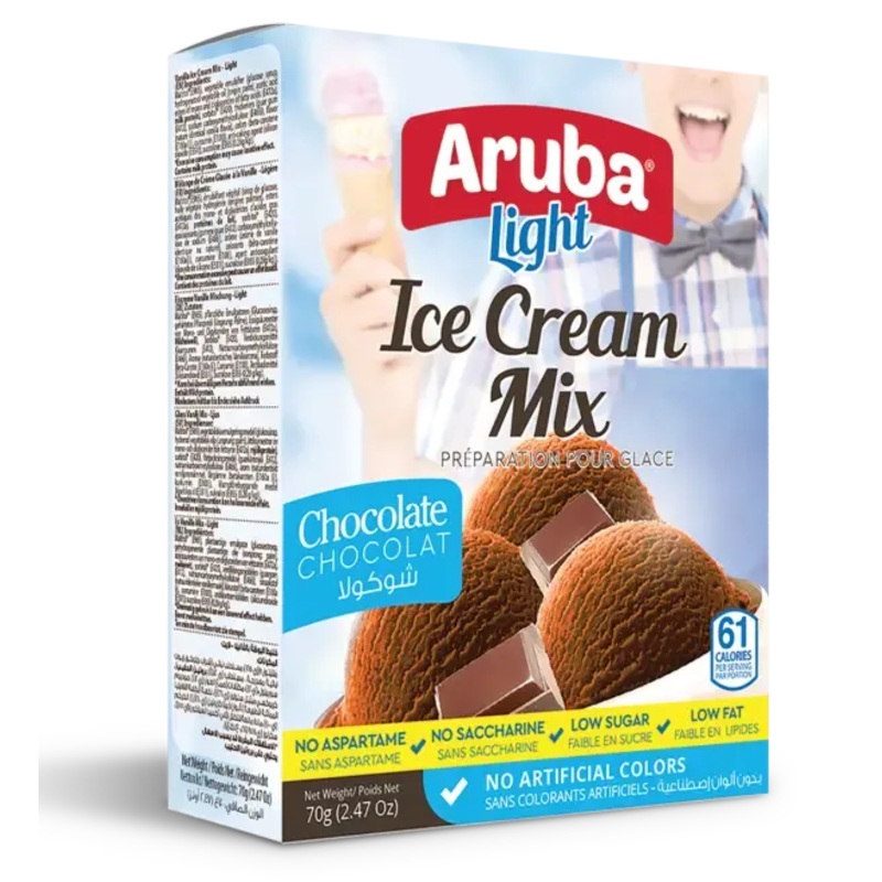 Aruba Light Ice Cream Mix Chocolate 70g