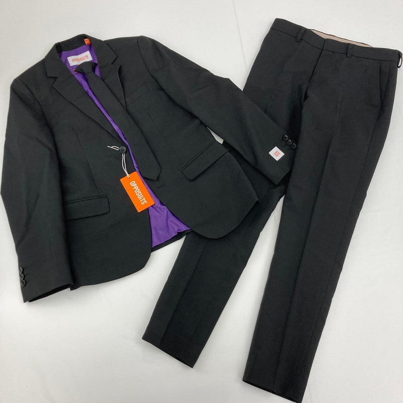 OppoSuits Boy’s Black Suits ABFK1041