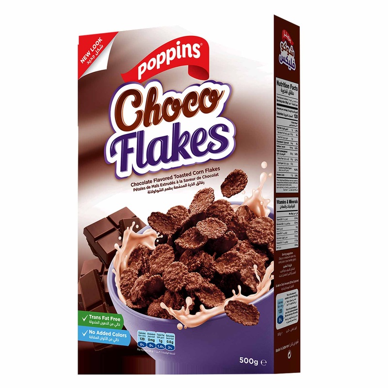 Poppins Choco Flakes 500g | Poppins In Lebanon