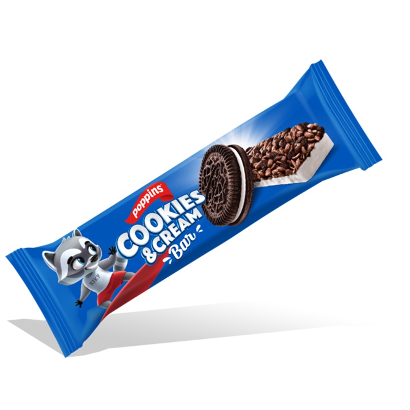 Poppins Cookies & Cream Bar  18g | Poppins In Lebanon