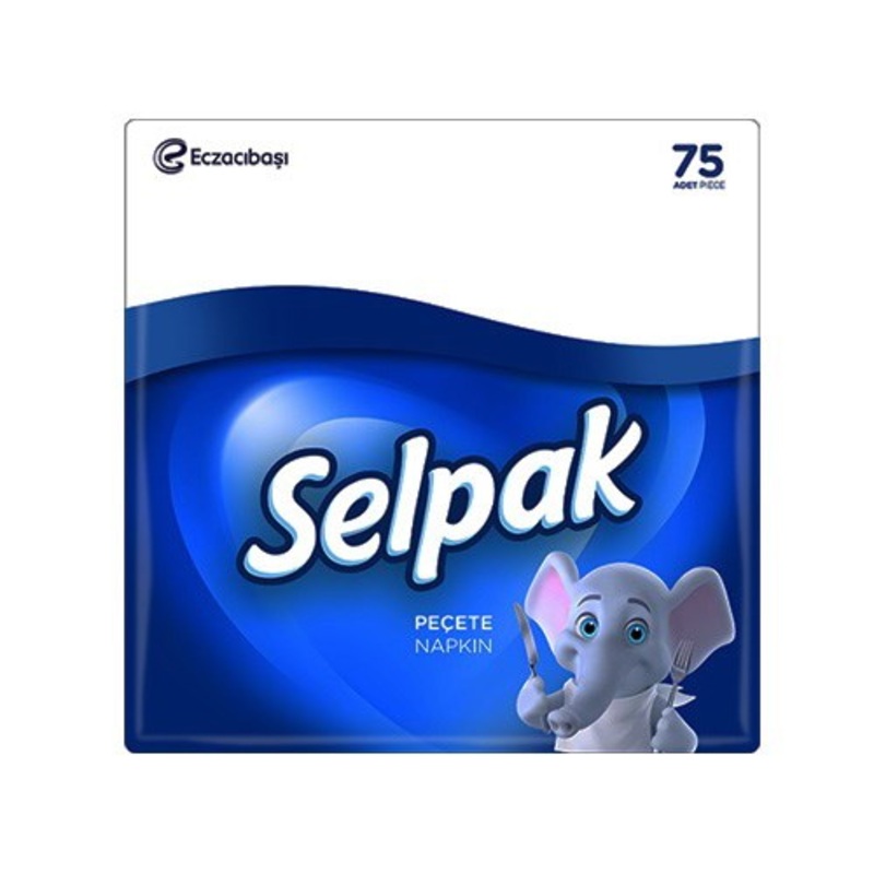 Selpak Table Napkin White Soft Touch 75 sheets | Selpak In Lebanon