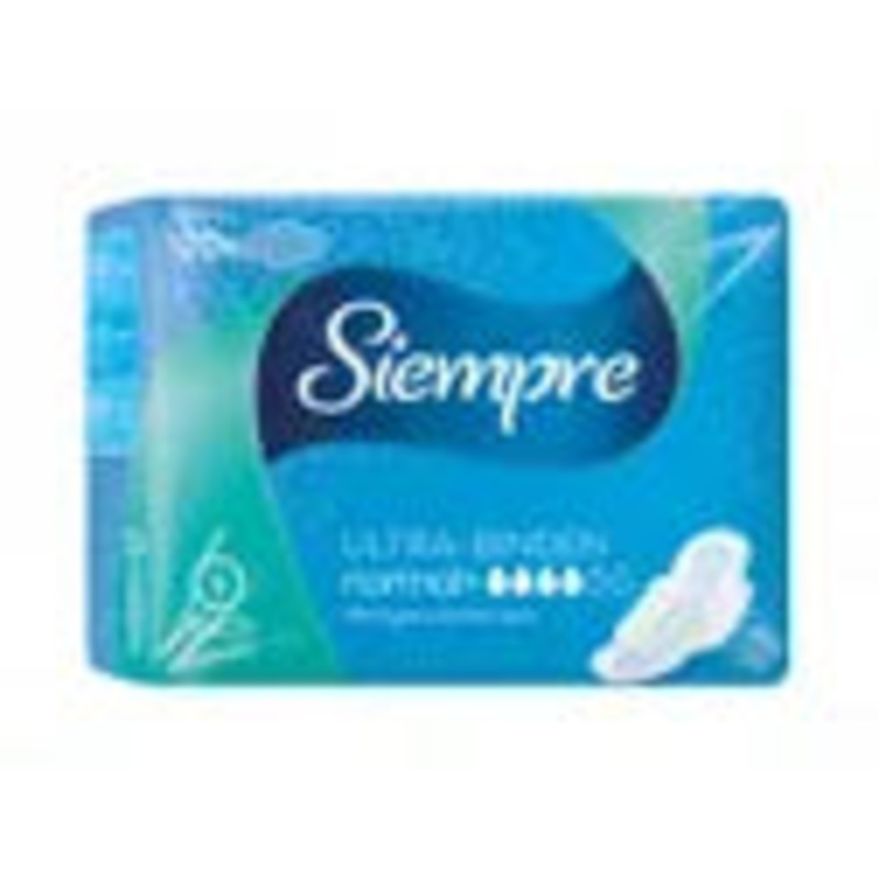 Siempre Ultra Pads  Normal With Wings And Aloe Vera