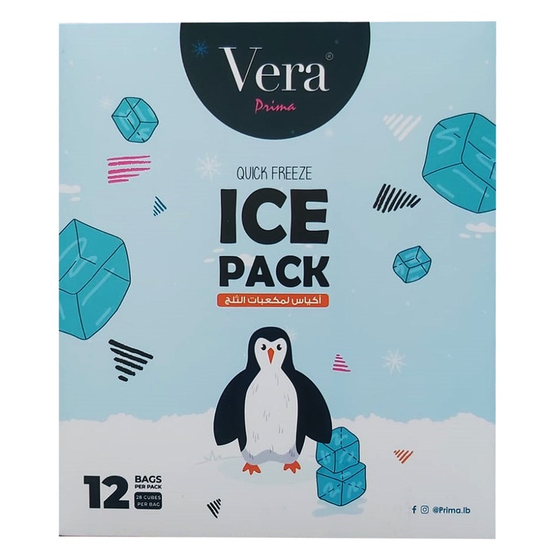Vera Quick Freeze Ice Pack 12 Bags  | Vera Prima In Lebanon