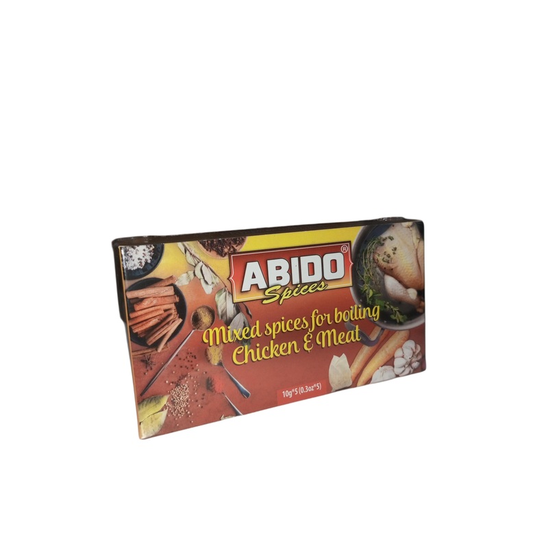 Abido Mixed Spices For Boiling Chicken & Meat 50g | Abido In Lebanon