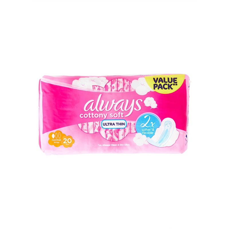 Always Cottony Soft Ultra Thin 20 pads