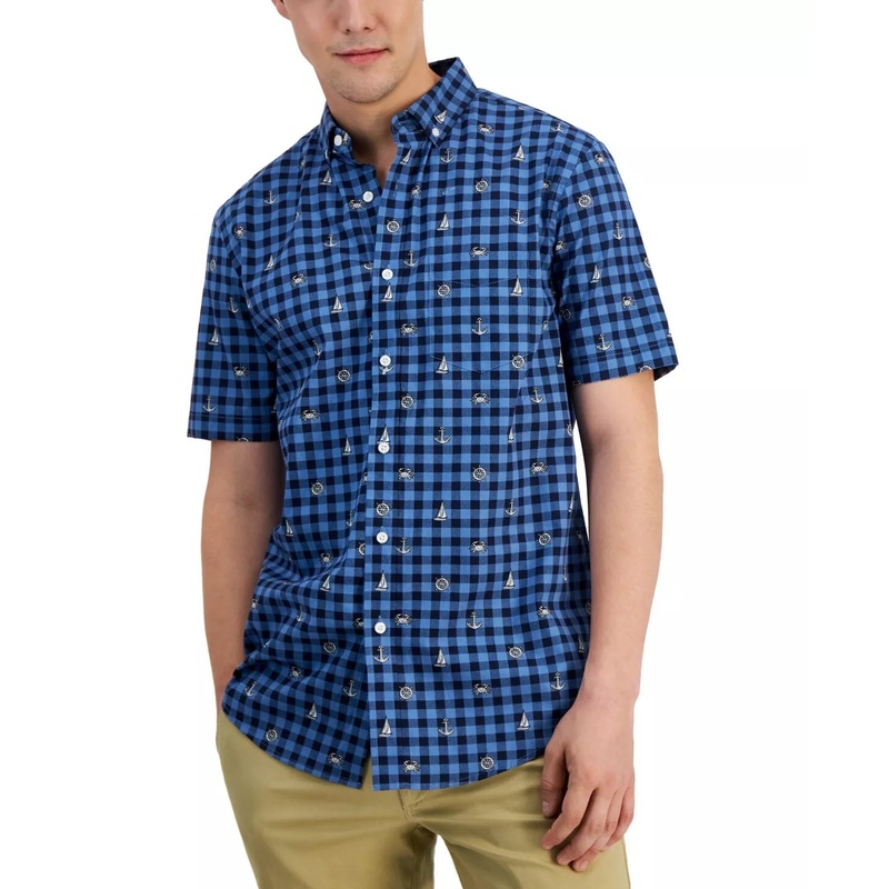 Club Room Men’s Navy Blue Peter Classic-Fit Mariti ABF3766