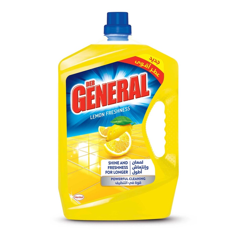 Der General All Purpose Cleaner Liquid Shine And Freshness For Longer Lemon 3L | Der General In Lebanon