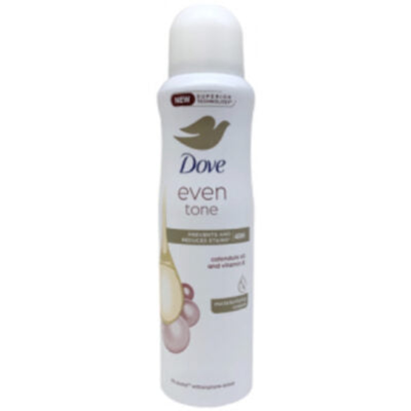 Dove Go Even Tone Spray Deodorant 150ml