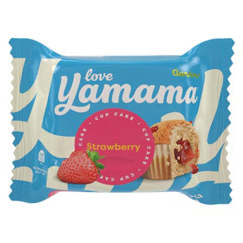 Gandour Yamama  Vanilla  Cupcake With Strawberry 49.5g | Gandour In Lebanon