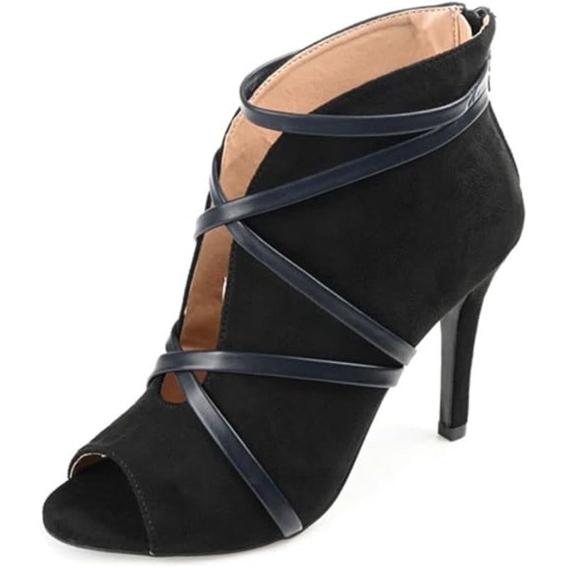 Journee Collection Women’s Black Wd-Samara Heels |Journee Collection In Lebanon