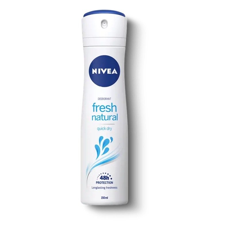 Nivea Fresh Natural Quick Dry Spray Deodorant 150ml |Nivea  In Lebanon