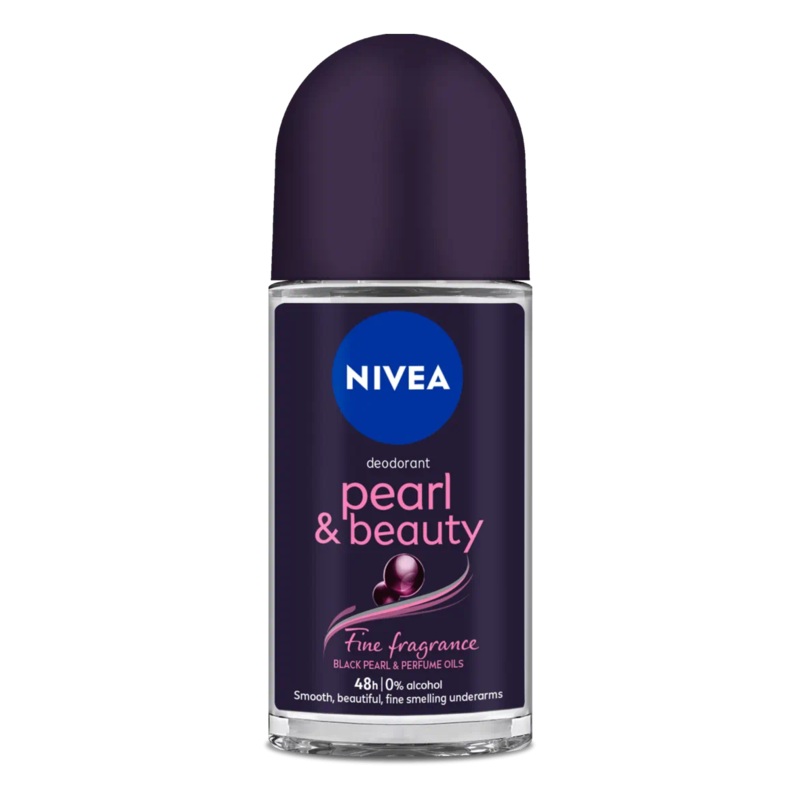 Nivea Pearl & Beauty Fine Fragrance Deo Roll-On  With Black Pearl 50ml | Nivea In Lebanon