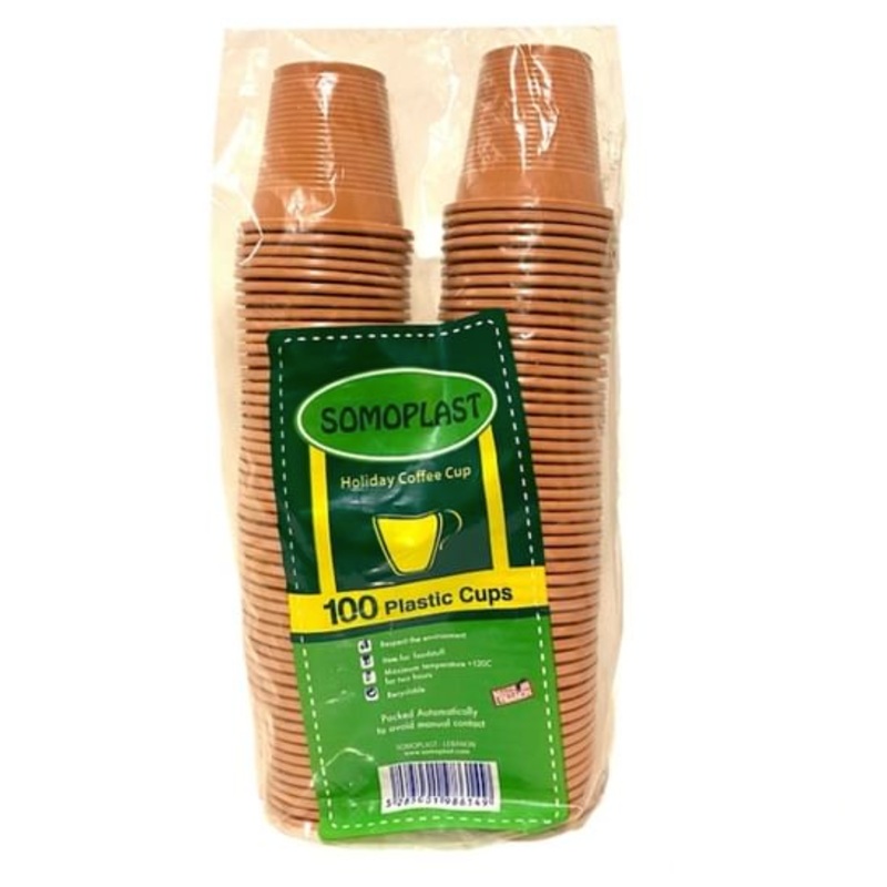 Somoplast 100 Coffee Plastic Cups