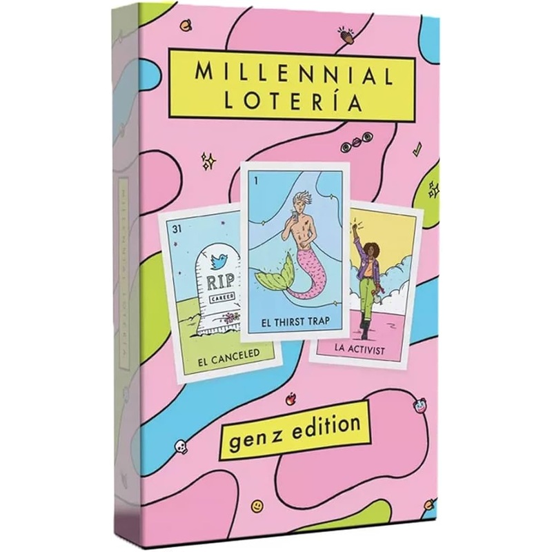 Blue Star Press Millennial Loteria Board Game TG783