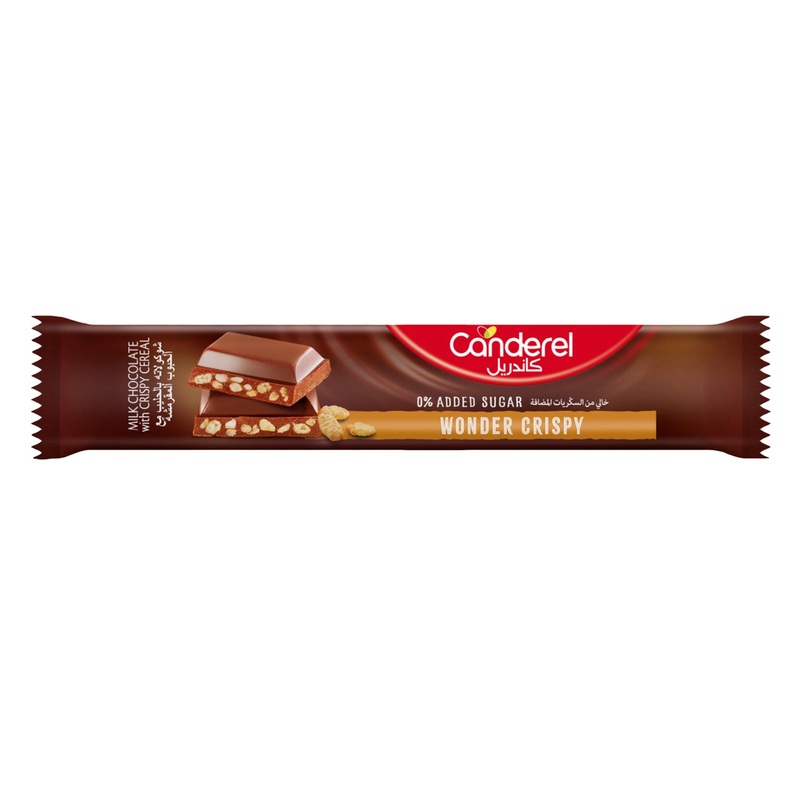 Canderel Wonder Crispy Cereals Milk Chocolate Bar 27g | Canderel In Lebanon