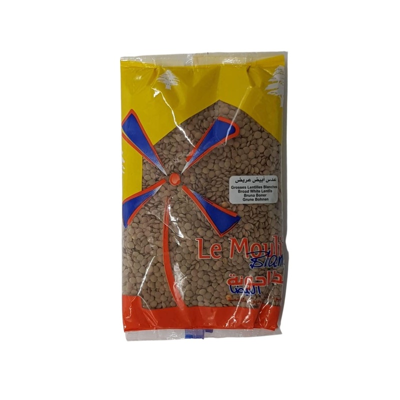 Le Moulin Blanc Broad Green Lentils 908g | Le Moulin Blanc In Lebanon