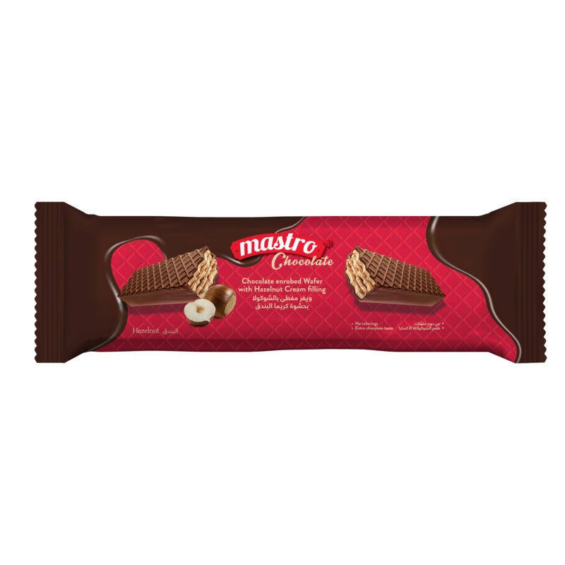 Mastro Wafer Enrobed Hazelnut 24GR