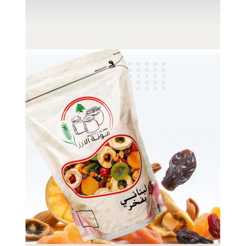Mounet Al Arz Mixed Dreid Fruit 400g