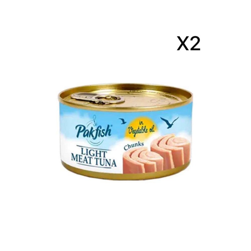 Pak Fish Light Meat Tuna In Vegetable Oil 160g*2 | Pak Fish In Lebanon