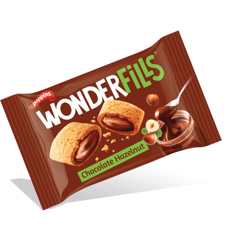 Poppins Wonderfills Chocolate Hazelnut 18g | Poppins In Lebanon