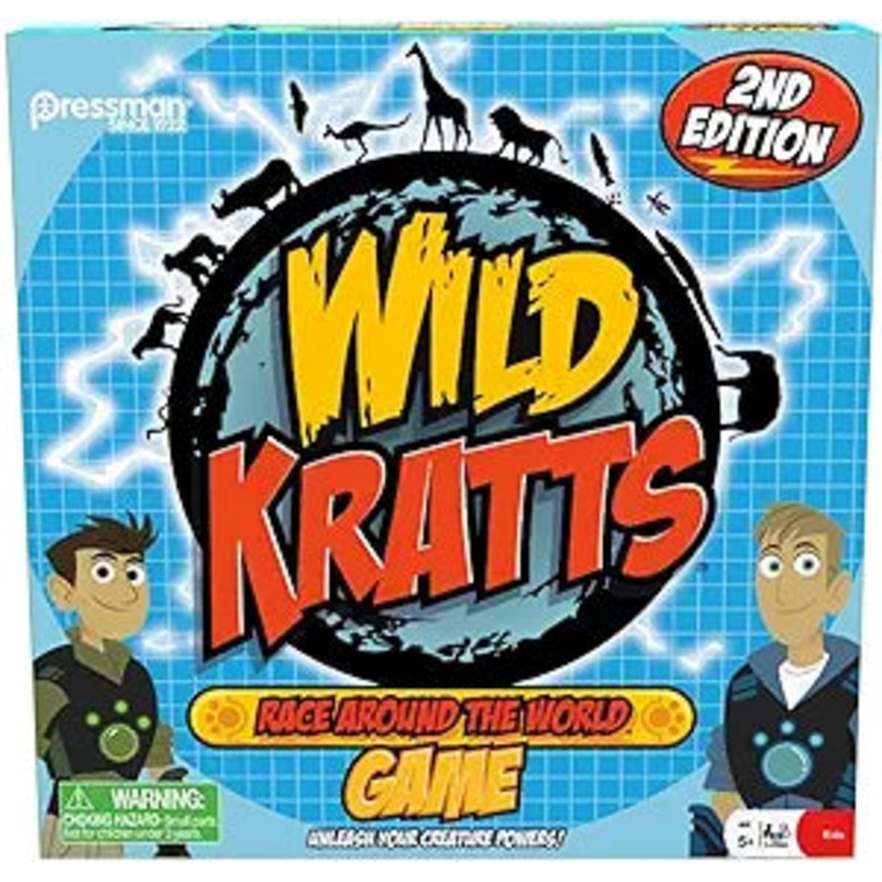 Pressman Wild Kratts Race Around the World Board Game TG708